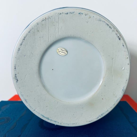 Vintage Handmade Porcelain China Ginger Jar | Chinoiserie | - Picture 4 of 4